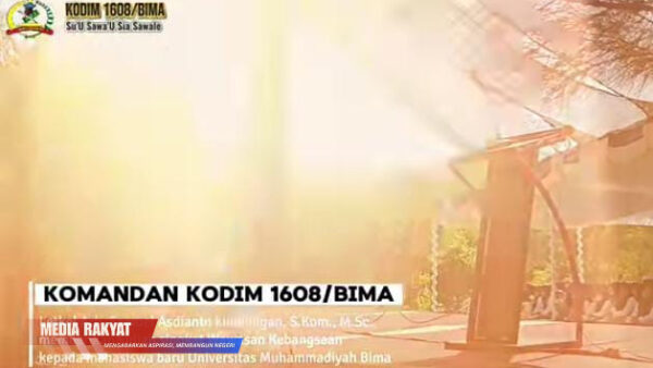 Dandim 1608/Bima Beri Wawasan Kebangsaan 500 MABA UM Bima
